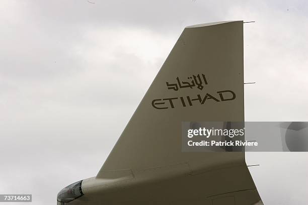 The first flight from Etihad Airways, the national airline of the United Arab Emirates, arrives in Sydney and marks the opening of the airline's new...