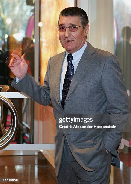 Rudi Assauer arrives for the Herbert Award 2006 Gala at the Elysee Hotel on March 26, 2007 in Hamburg, Germany.