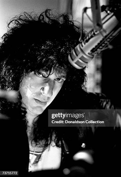 Howard Stern during an interview at the radio station in 1985 in New York.