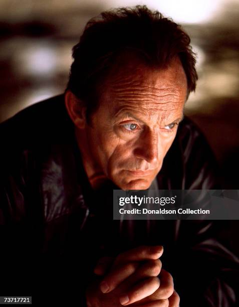 Actor Lance Hendrikson poses for publicity photos for the series "Millennium" in 1997 in Vancouver, Canada.