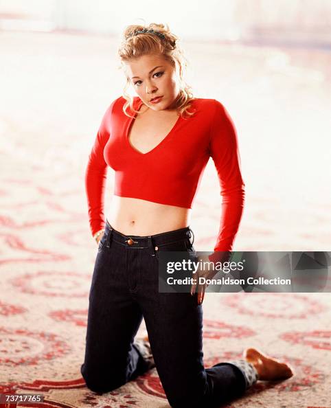Singer LeAnn Rimes poses for a magazine shoot in 1998 at her hotel ...