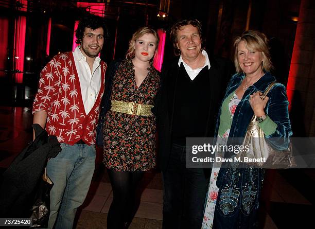 Chris Vernon, Coco, Theo and Louise Fennell attend the press view of 'Surreal Things: Surrealism And Design', at the Victoria & Albert Museum on...