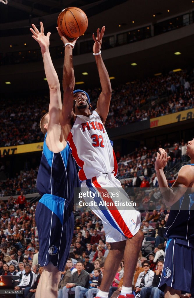 Dallas Mavericks v Detroit Pistons