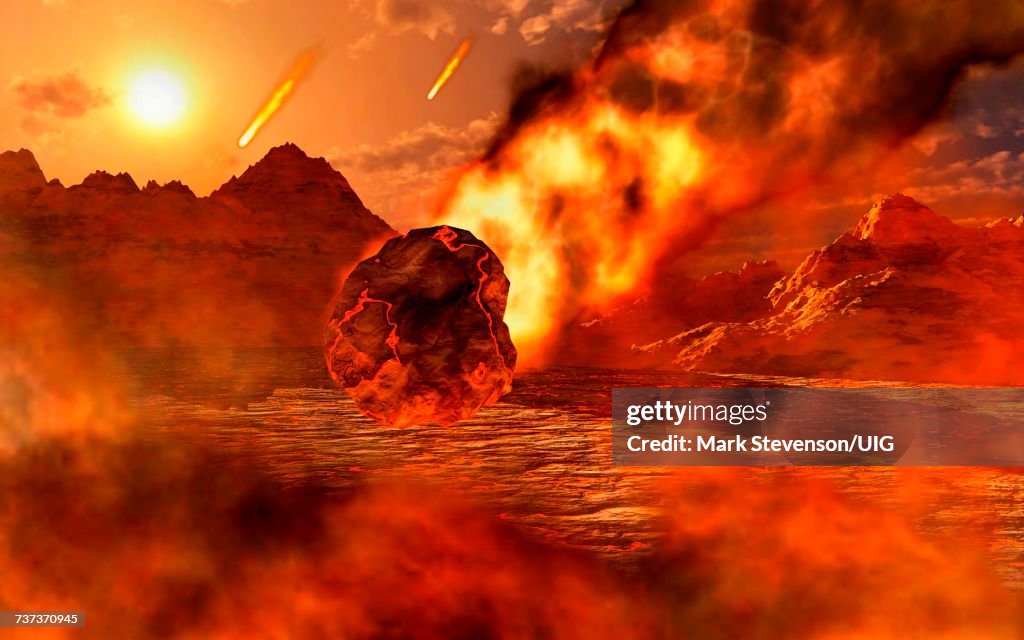 Earth Getting Create The Creation Of The Earth High-Res Vector Graphic - Getty Images