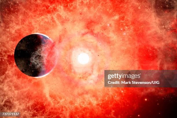 exploding star called supernova. - kernfusion stock-grafiken, -clipart, -cartoons und -symbole