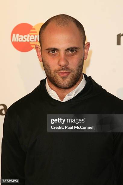 Fashion designer Josh Goot attends the 2007 Prix De Marie Claire Awards at the White Bay Studios, Rozelle on March 29, 2007 in Sydney, Australia. The...