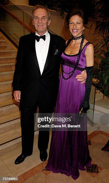 Mark Shand and Clio Goldsmith attend the Quintessentially Diner des Tsars gala evening in aid of UNICEF, at the Guildhall on March 29, 2007 in...