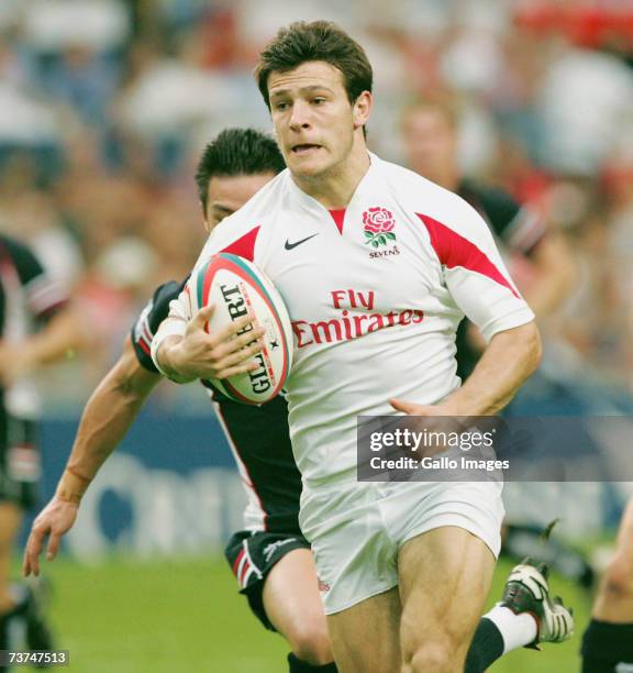 Danny Care of England in action during the Cathay Pacific/Credit Suisse Hong Kong Rugby Sevens 2007 match between England and Hong Kong on March 30,...