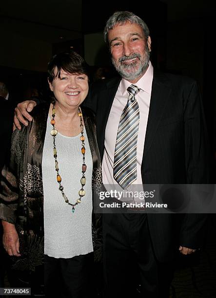 Media personality Don Burke attends with his wife the Sydney Heritage Fleet Fundraising Dinner at the Westin Hotel Sydney on March 30, 2007 in...