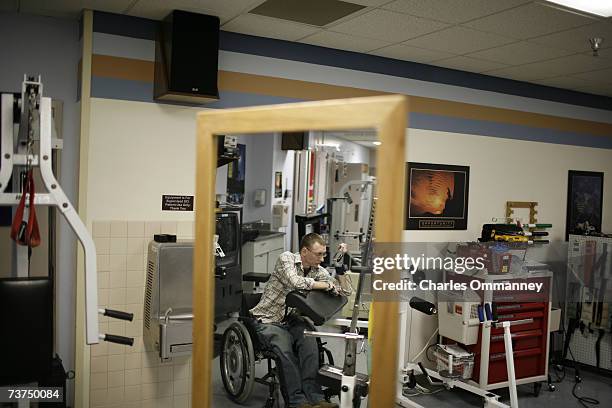 Marine Andrew Robinson has spinal cord damage that has left him severely handicapped after being injured in Fallujah, Iraq in June of 2006. Robertson...