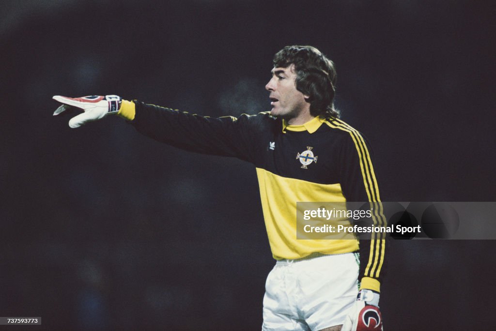 Pat Jennings Of Northern Ireland