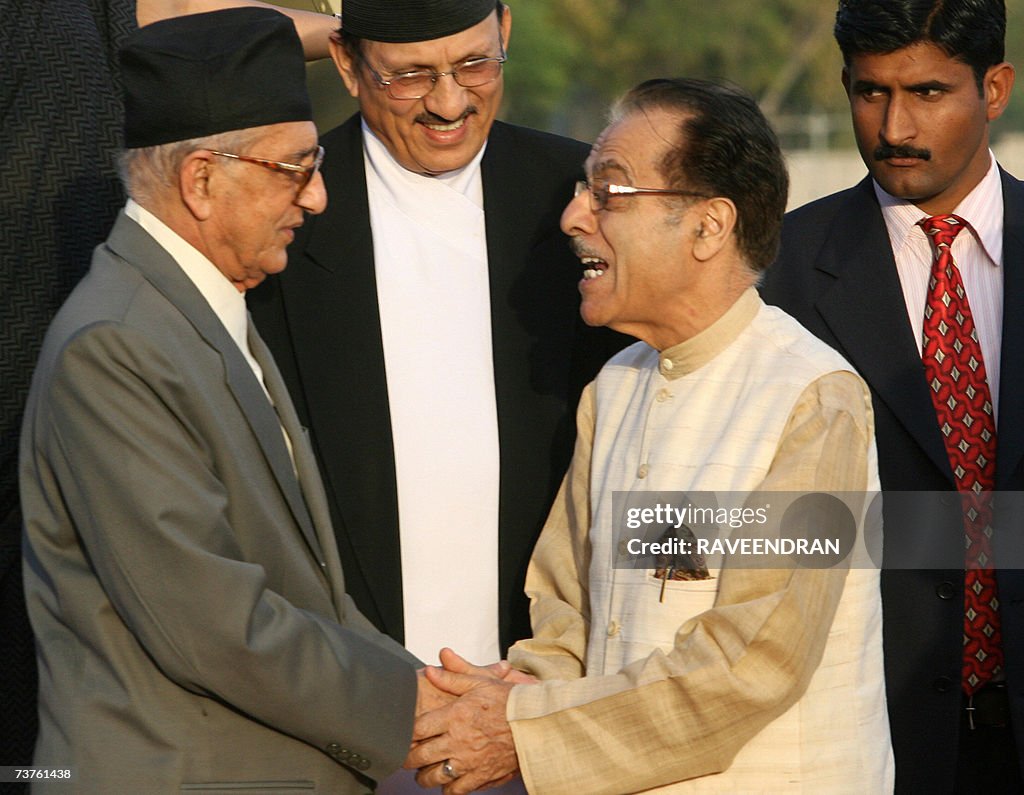 Nepalese Prime Minister Girija Prasad Ko...
