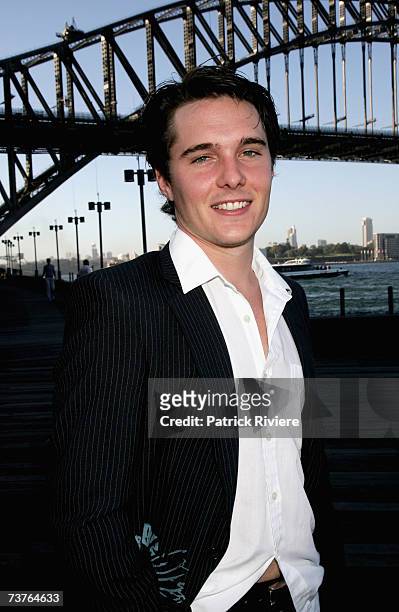Actor Andrew Supanz attends the nominations announcement for the 2007 TV Week Logie Awards, at Luna Park on April 2, 2007 in Sydney, Australia. The...