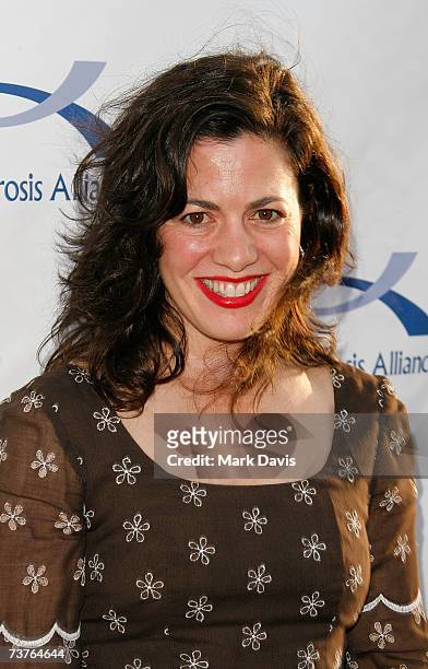 Actress Jacqueline Mazarella arrives at the 6th Annual Comedy For A Cure hosted by the Tuberous Sclerosis Alliance held at The Music Box Theatre on...