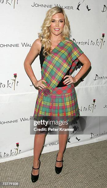 Socialite Tinsley Mortimer attends Johnnie Walker's "Dressed To Kilt 2007" fashion show at Capitale on April 2, 2007 in New York City.