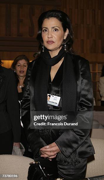 Princess Lalla Meryem of Morocco attends the UNESCO Goodwill Ambassadors Annual Gathering Meeting at the UNESCO on April 03, 2007 in Paris, France.