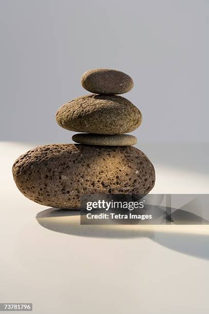 4 Piled Rocks Rocks Balancing Sculpture Photos and Premium High Res Pictures - Getty ...