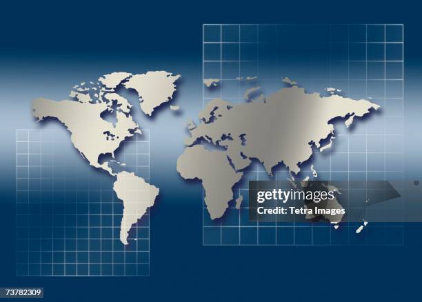 Digital Map Grid Backround 16,047 World Map Grid Background High Res Illustrations - Getty Images