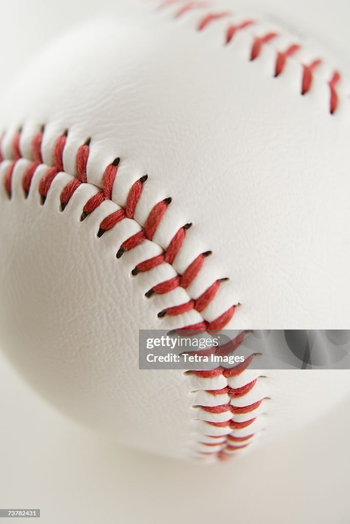 Close up of baseball