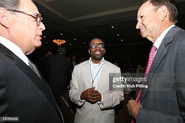 Spike Lee during the MLB Beacon Awards Luncheon at the Peabody Hotel in Memphis, Tennessee on March 31, 2007.