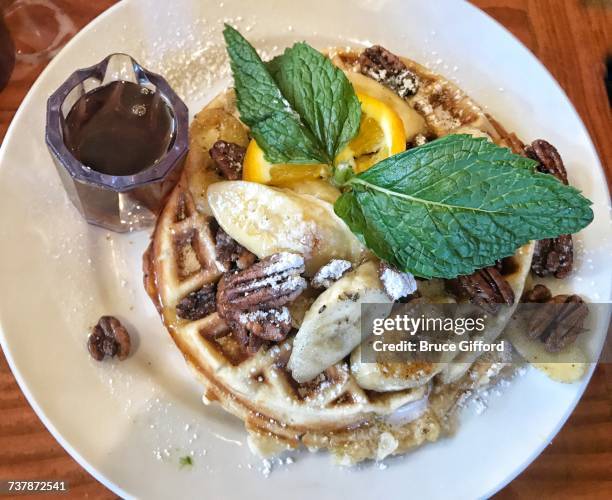 breakfast - candied pecans stock pictures, royalty-free photos & images