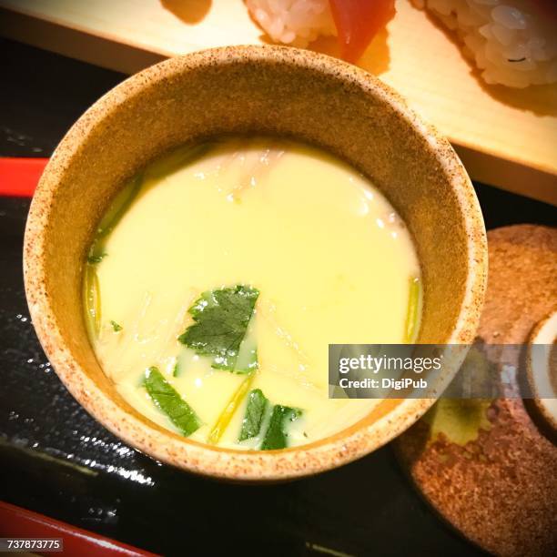 breakfast - chawanmushi stock pictures, royalty-free photos & images