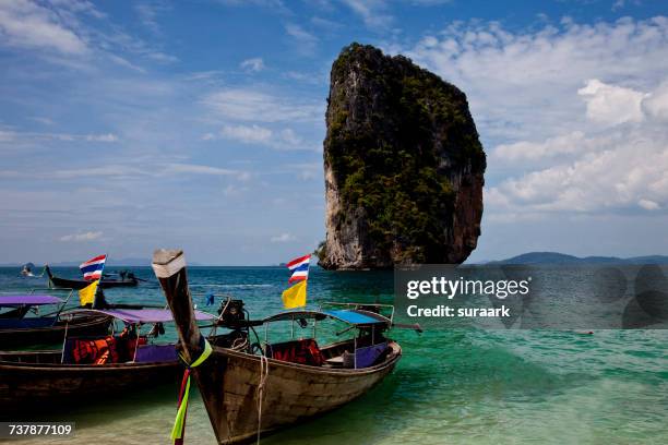 beach scenes - koh poda stock pictures, royalty-free photos & images