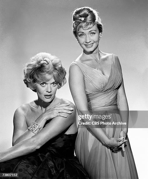 American singer and film and television actress Jane Powell , born Suzanne Lorraine Burce, and colleague Janis Paige, born Donna Mae Tjaden, in the...