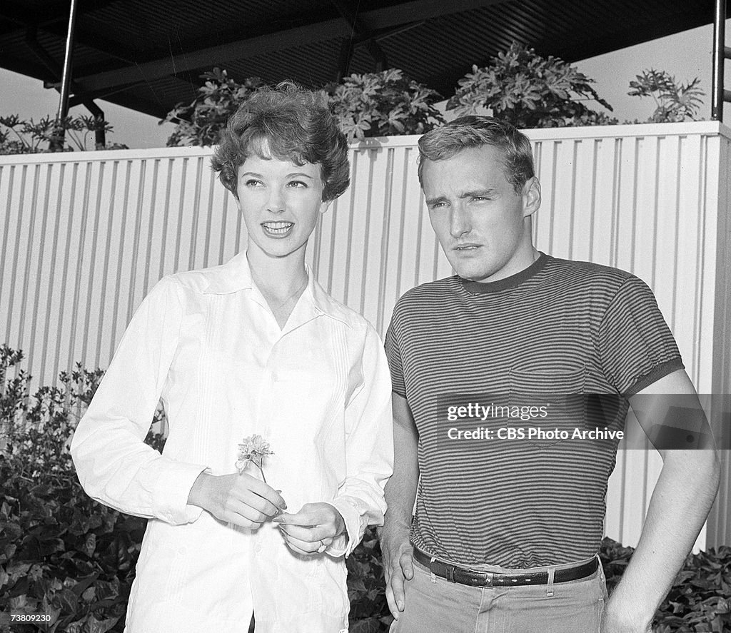 American television actress Claire Griswold and actor and film... News