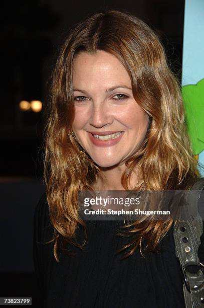 Actor Drew Barrymore attends the LA premiere of Paramount Vantage's "Year Of The Dog" at the Paramount Pictures Theater on April 5, 2007 in Los...