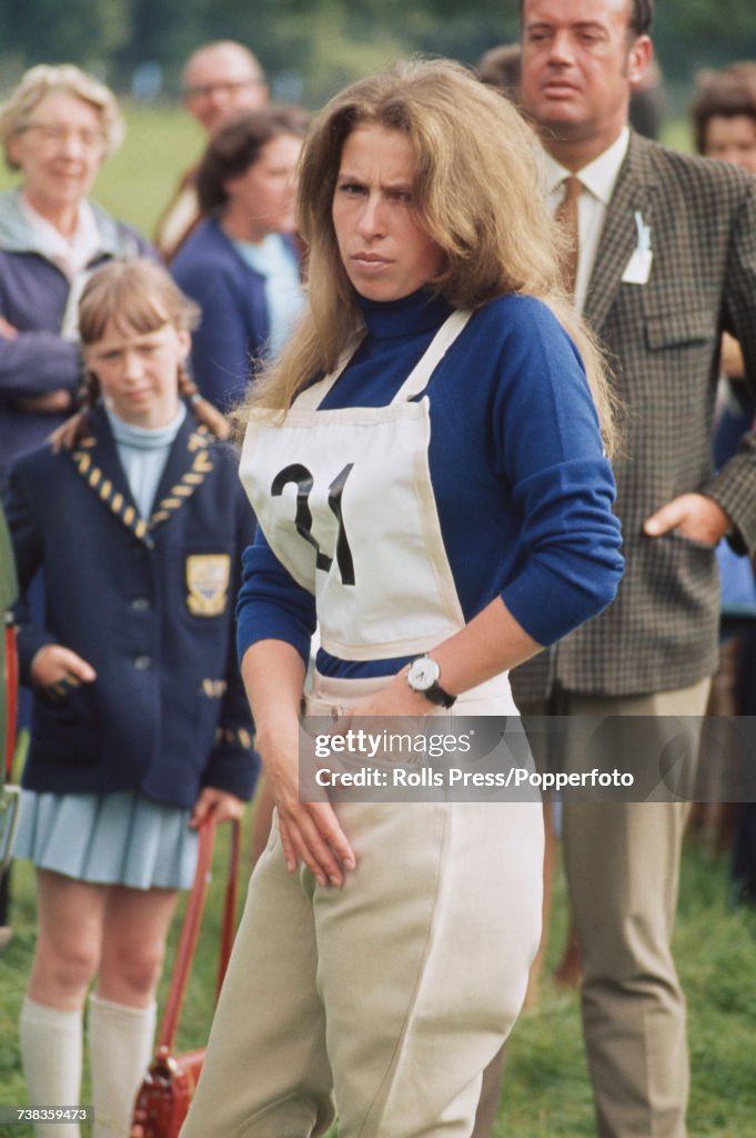 Princess Anne At Burghley Horse Trials