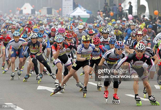 Inline Racing 14 Seoul World Inline Cup Championships Stock Photos, High-Res Pictures ...