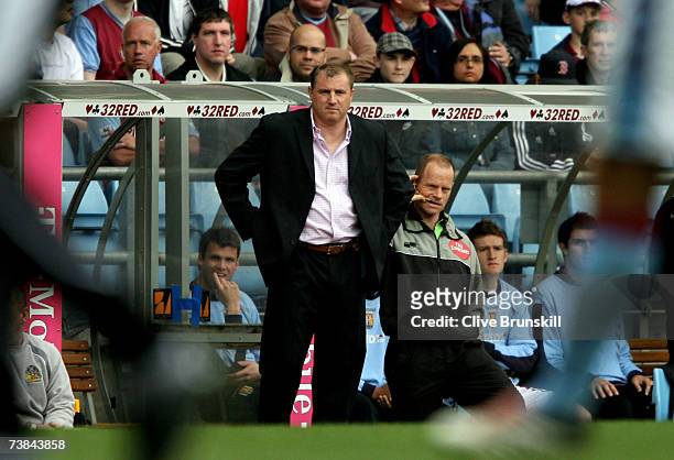Wigan Athletic manager Paul Jewell during the Barclays Premiership match between Aston Villa and Wigan Athletic at Villa Park on April 9, 2007 in...