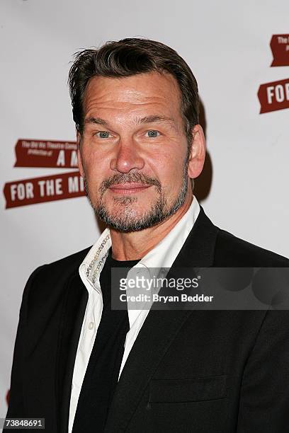Actor Patrick Swayze arrives at the after party for the opening night of "A Moon For The Misbegotten" on April 9, 2007 in New York City.