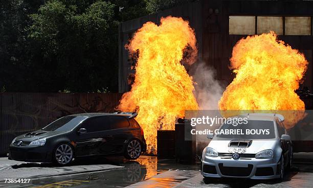 Hollywood, UNITED STATES: The set from "Fast and Furious" is pictured at Universal Studios in Hollywood, 09 April 2007. Universal Studios Hollywood...