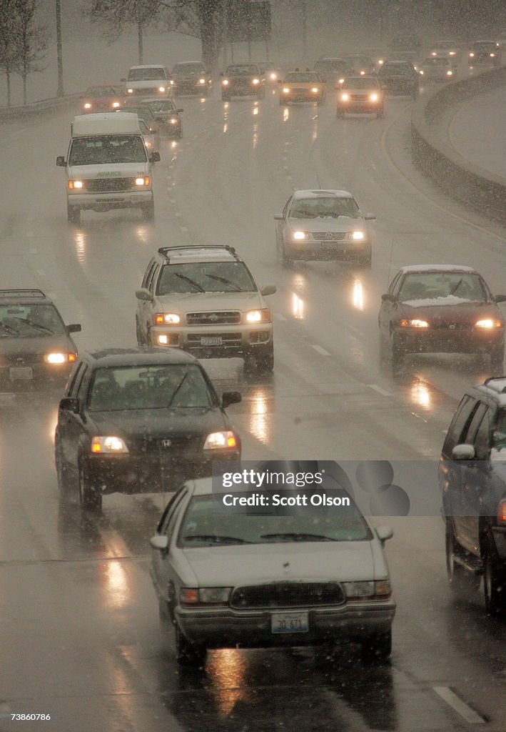 April Snow Foils Springtime In Midwest