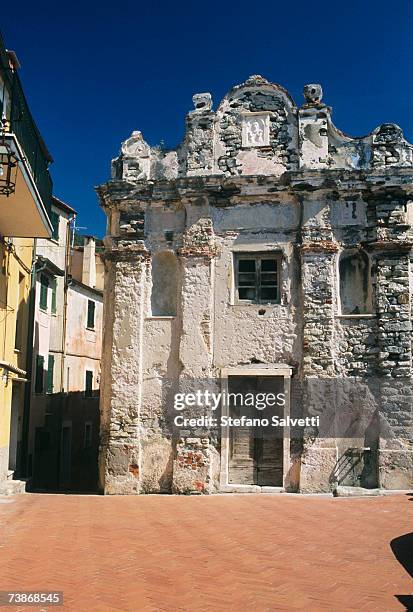 italy, liguria, lerici, oratirio sconsacrato - centro storico foto e immagini stock