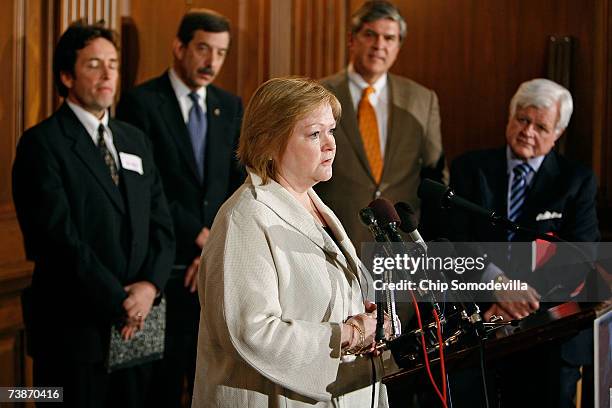 West Virginia University Associate Professor James Nolan, IACP Executive Director Daniel N. Rosenblatt, Judy Shepard, executive director of the...