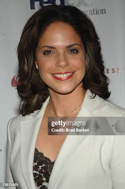 Newswoman Soledad O'Brien attends the Dress for Success 10th Anniversary Gala at the Marriott Marquis Hotel on April 12, 2007 in New York City.