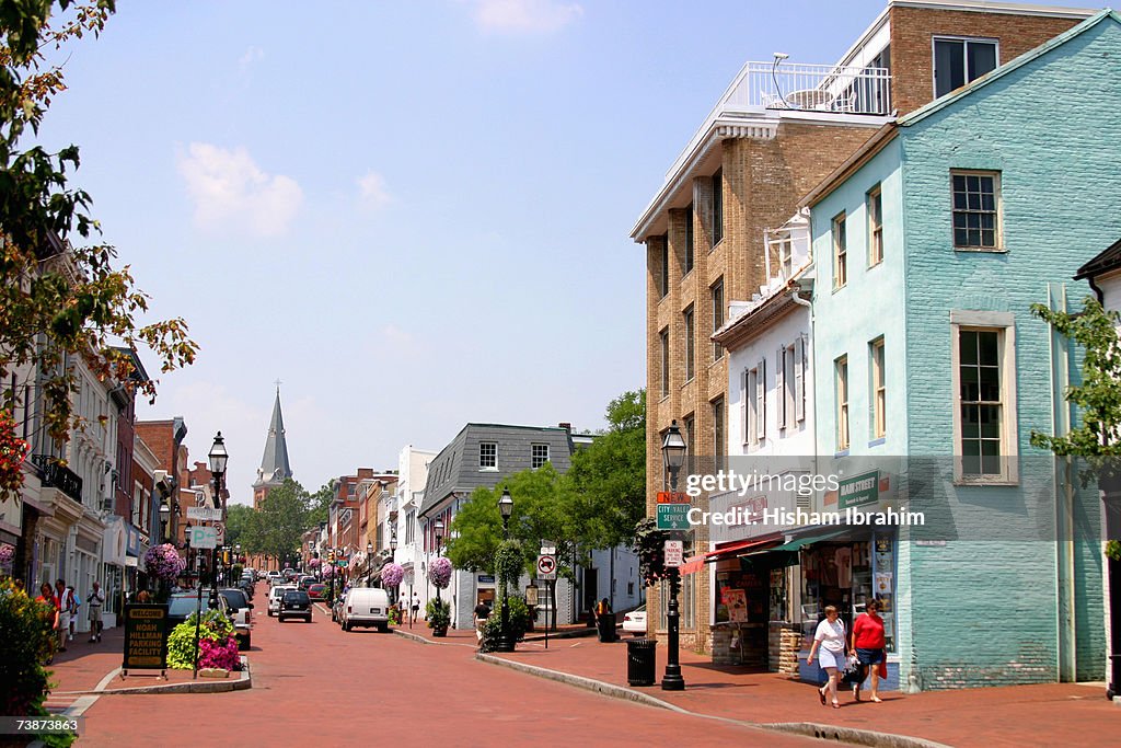 Main Street, Formerly Church Street, Annapolis, Maryland, USA