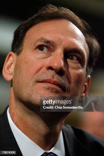 Supreme Court Justice Samuel Alito attends the 4th annual National Catholic Prayer Breakfast April 13, 2007 in Washington, DC. Supreme Court Chief...