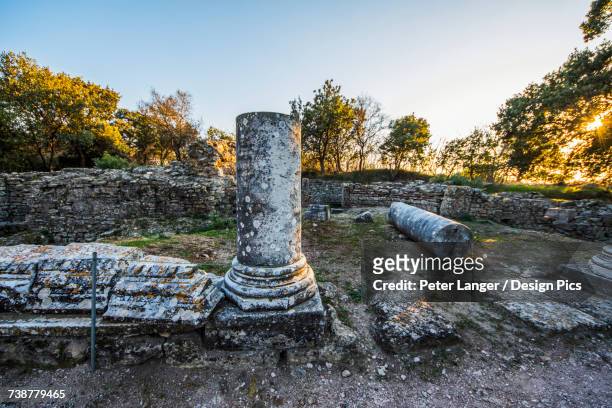 sanctuary, archaeological site of troy - troy stock-fotos und bilder
