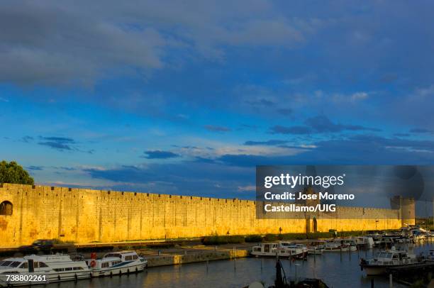 "constance tower, aigues mortes, petit camargue, france" - gard stock-fotos und bilder