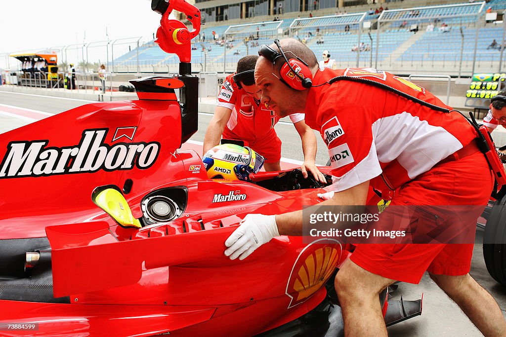 Bahrain Formula One Grand Prix: Qualifying