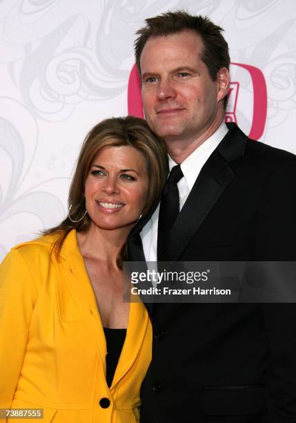 Actors Beth Toussaint and Jack Coleman arrive at the 5th Annual TV Land Awards held at Barker Hangar on April 14, 2007 in Santa Monica, California.