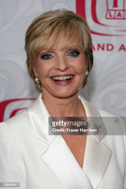 Actress Florence Henderson poses backstage at the 5th Annual TV Land Awards held at Barker Hangar on April 14, 2007 in Santa Monica, California.