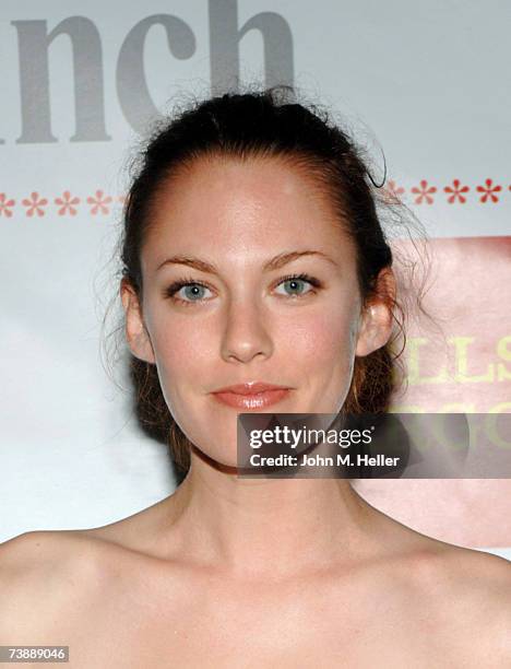 Amanda Humphrey attends The Children Affected By Aids Foundation's "A Night Of Comedy" on April 14, 2007 at the Wilshire Theater in Beverly Hills,...