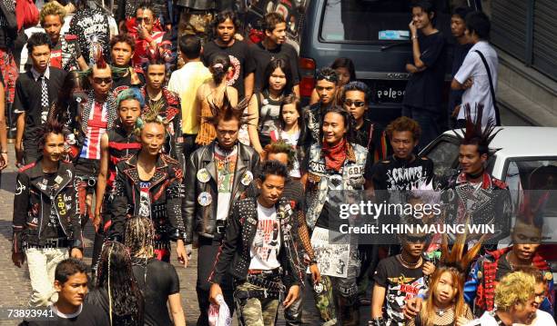 Myanmar Rocker 372 Scantily Dressed Stock Photos, High-Res Pictures, and Images ...