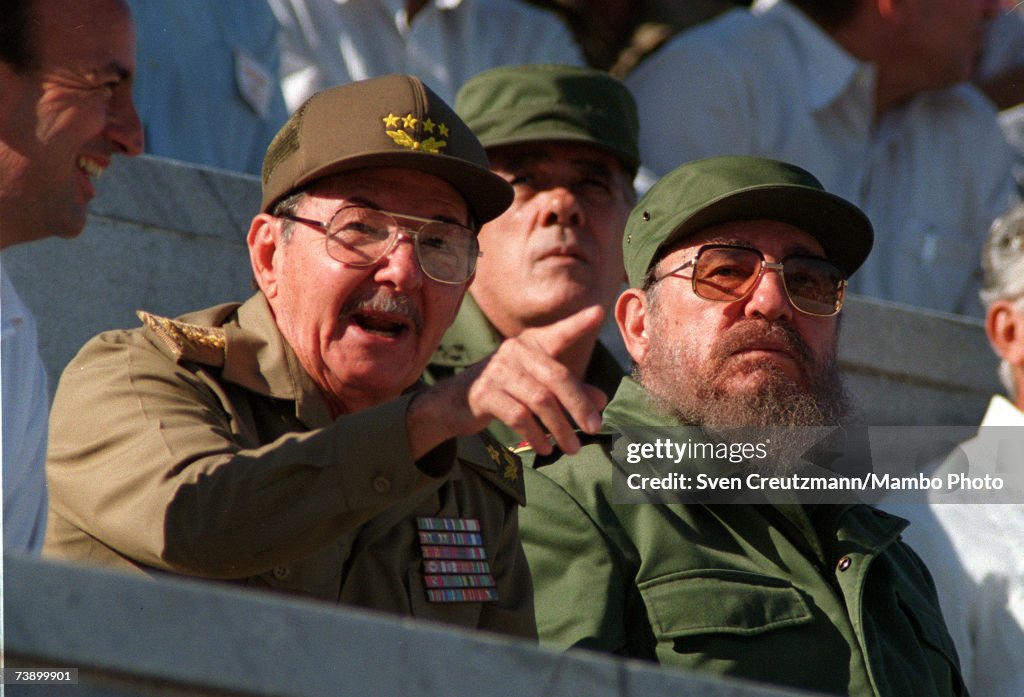 Fidel Castro and Raul Castro