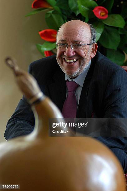 European Union Commissioner for Development and Humanitarian Aid, Luis Michel smiles upon his arrival at at the international airport in Bujumbura 17...